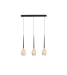 Lampy wiszące potrójne - Azzardo IZZA 3 SHINY WHITE 3xE14 Wisząca Biały Połysk AZ2320 - produkt 3