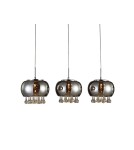 Lampy wiszące potrójne - Azzardo BURN 3 LINE 3xG9 Wisząca Chrom AZ2454 - product 1
