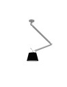 AZzardo ZYTA S 1xE27 ALU AZ2298 + Abażur 26cm wisząca