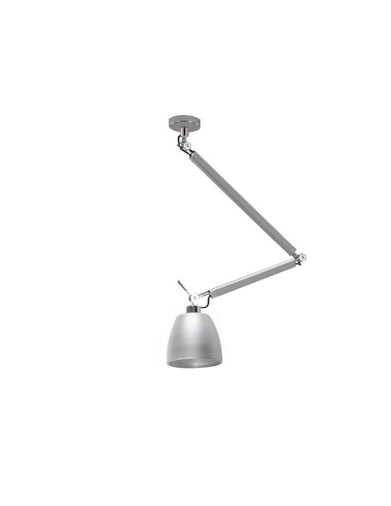 Lampy wiszące - AZzardo ZYTA S Wisząca Alu/Alu 1xE27 MD2300-S Alu/Alu - produkt kolory-swiatla.pl 1