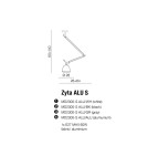 Lampy wiszące - AZzardo ZYTA S Wisząca Alu/Alu 1xE27 MD2300-S Alu/Alu - produkt 3