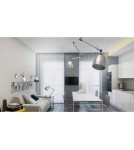 Lampy wiszące podwójne - AZzardo ZYTA 2 S Wisząca Alu/WH 2xE27 MD2300-2S Alu/WH - produkt 2