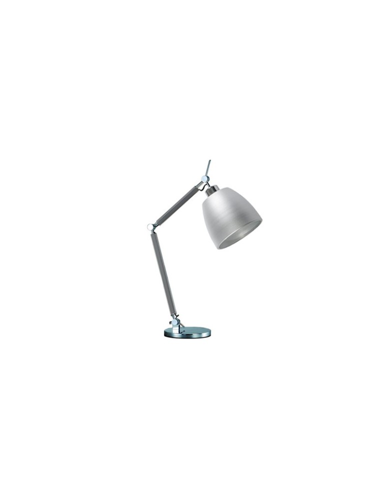AZzardo ZYTA S Biurkowa Alu/Alu 1xE27 MT2300-S Alu/Alu