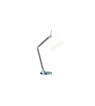 Lampy stołowe z abażurem - AZzardo ZYTA S Biurkowa Alu/WH 1xE27 MT2300-S Alu/WH - produkt 1