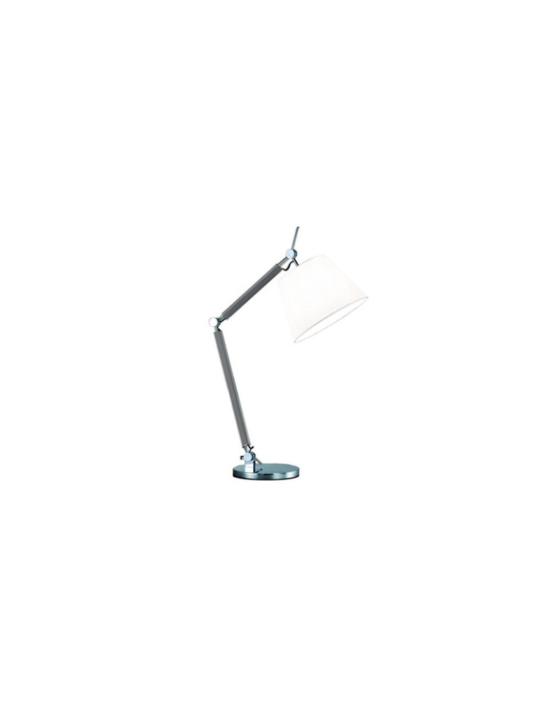 AZzardo ZYTA S Biurkowa Alu/WH 1xE27 MT2300-S Alu/WH