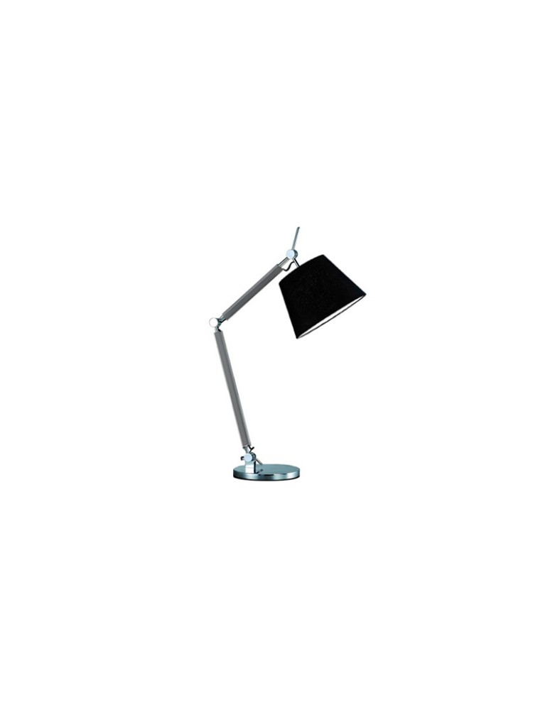 AZzardo ZYTA S Biurkowa Alu/BK 1xE27 MT2300-S Alu/BK