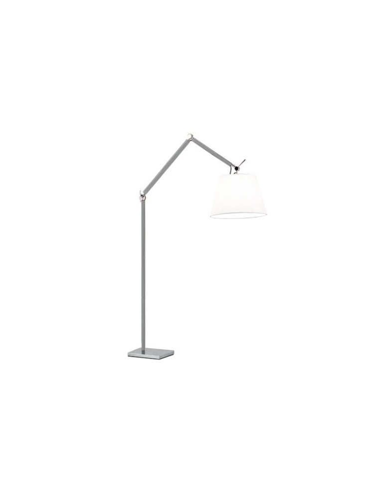 AZzardo ZYTA FLOOR Podłogowa Alu/WH 1xE27 ML2300-L Alu/WH