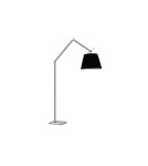 Lampy podłogowe z abażurem - AZzardo ZYTA FLOOR Podłogowa Alu/BK 1xE27 ML2300-L Alu/BK - produkt 1