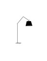 AZzardo ZYTA FLOOR Podłogowa Alu/BK 1xE27 ML2300-L Alu/BK