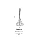 Lampy wiszące - Azzardo CARRON 7 COPPER 7xE27 Wisząca Miedź AZ2142 - product 3