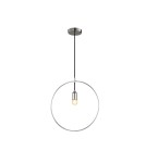 Lampy wiszące - Azzardo KRUG CHROME 1xE27 Wisząca Chrom AZ2112 - produkt 1