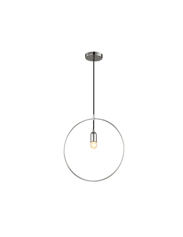 Azzardo KRUG CHROME 1xE27 Wisząca Chrom AZ2112