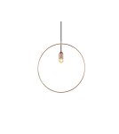 Lampy wiszące - Azzardo KRUG COPPER 1xE27 Wisząca Miedź AZ2113 - produkt 2