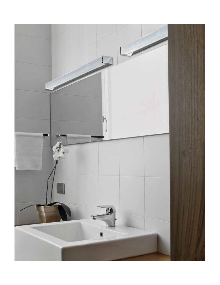 Azzardo PETER 90 4000 CHROME 1xLED Ścienna Chrom IP44 AZ2089