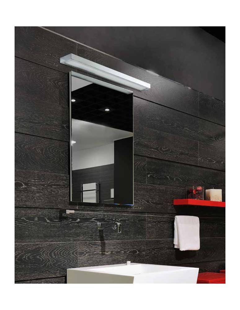 Kinkiety łazienkowe - Azzardo RADO 120 4000 CH 1xLED Ścienna Chrom IP44 AZ2081 - produkt kolory-swiatla.pl 1