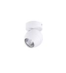 Lampy sufitowe reflektory - Azzardo PERA 1 SAND WHITE 1xGU10 Reflektor Sufitowy Biały Struktura AZ1244 - product 1