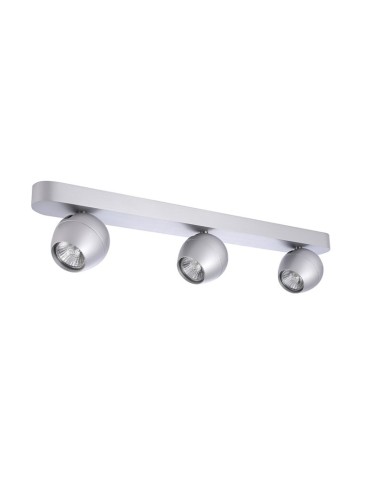 Azzardo PERA 3 ALUMINIUM 3xGU10 Reflektor Sufitowy Aluminium AZ1252