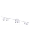 Azzardo PERA 6 SAND WHITE 6xGU10 Reflektor Sufitowy Biały Struktura AZ1256