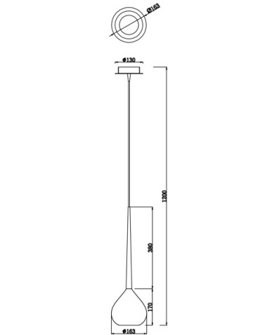 Zuma Line LIBRA Wisząca 1xE14 MD2128-1S - produkt 2