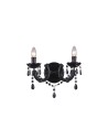 Zuma Line MAGNOLIA Kinkiet Czarny 2xE14 RLB94016-2B