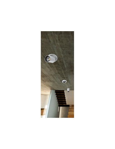 Azzardo LUNA 15W DIMM WHITE 1xLED Wpuszczana Biały/Czarny AZ2828 - produkt 2