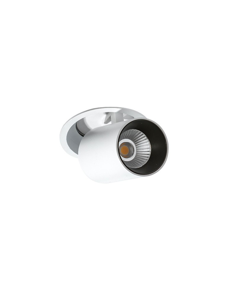 Azzardo LUNA 15W DIMM WHITE 1xLED Wpuszczana Biały/Czarny AZ2828