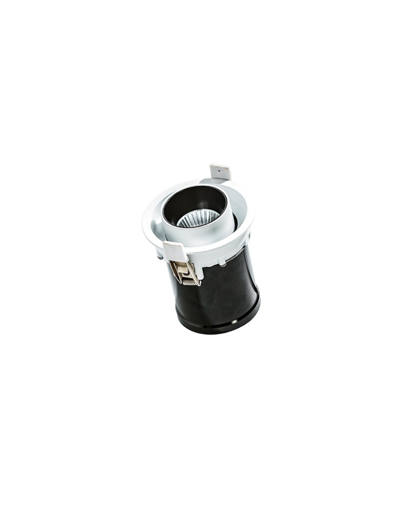 Azzardo LUNA 15W DIMM WHITE 1xLED Wpuszczana Biały/Czarny AZ2828