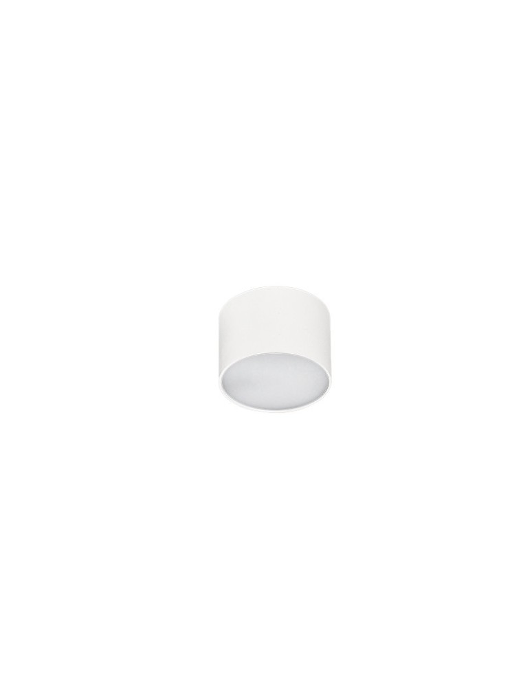 Plafony okrągłe - Azzardo MONZA R 8 3000K WH 1xLED Sufitowa Biały AZ2253 - produkt kolory-swiatla.pl 1