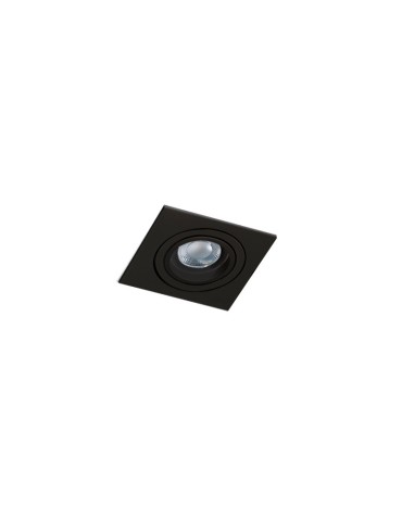 Azzardo CARO SQUARE BLACK 1xGU10 Wpuszczana Czarny AZ2434