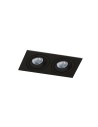 Azzardo CARO 2 SQUARE BLACK 2xGU10 Wpuszczana Czarny AZ2437