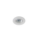 Lampy podtynkowe okrągłe - Azzardo CARO ROUND WHITE 1xGU10 Wpuszczana Biały AZ2430 - product 1
