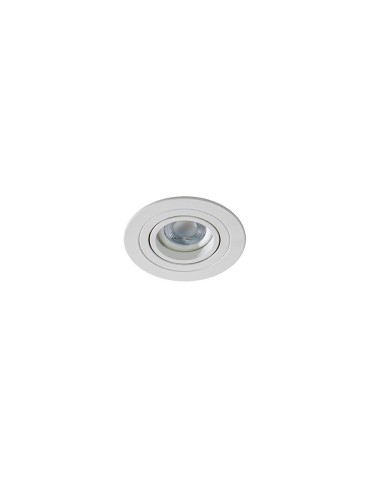 Azzardo CARO ROUND WHITE 1xGU10 Wpuszczana Biały AZ2430