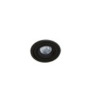 Lampy podtynkowe okrągłe - Azzardo CARO ROUND BLACK 1xGU10 Wpuszczana Czarny AZ2431 - product 1