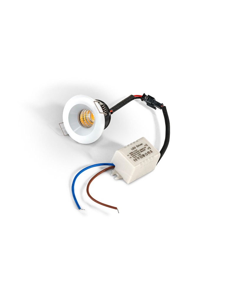 Azzardo OKA AC 4000K WH 1xLED Wpuszczana Biały AZ2235