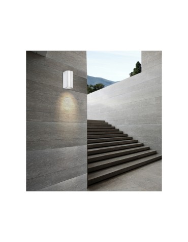 Azzardo RIMINI WHITE 1xGU10 Ścienna Biały IP54 AZ2175 - produkt 2