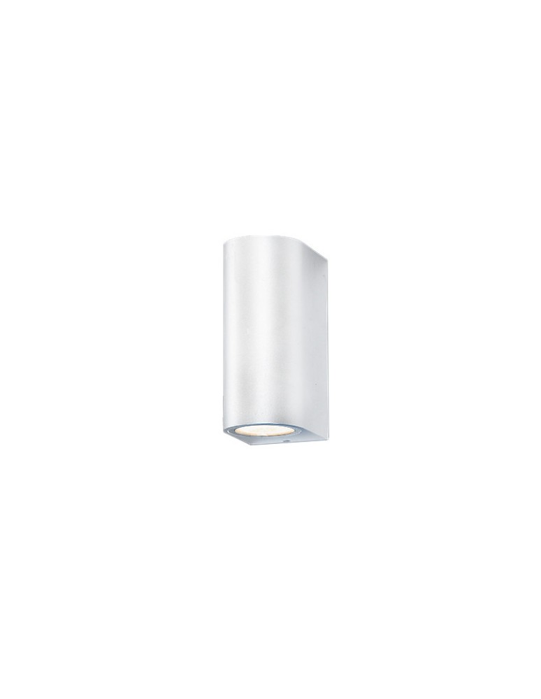 Kinkiety zewnętrzne - Azzardo RIMINI 2 WHITE 2xGU10 Ścienna Biały IP54 AZ2177 - produkt kolory-swiatla.pl 1