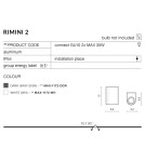 Kinkiety zewnętrzne - Azzardo RIMINI 2 WHITE 2xGU10 Ścienna Biały IP54 AZ2177 - product 3