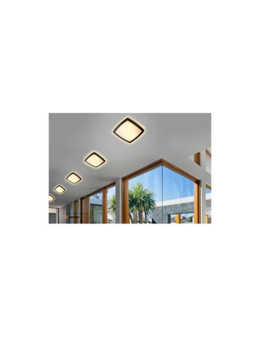 Azzardo FANO SQUARE 1xLED Ścienna Ciemny Szary IP54 AZ2186 - product 2