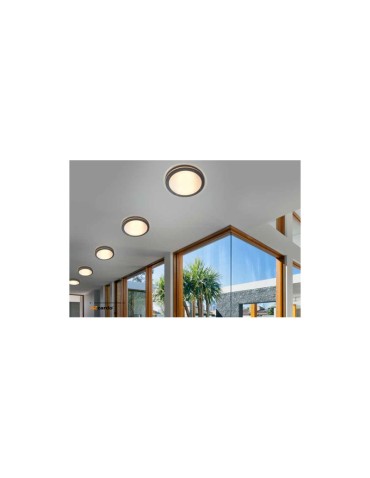 Azzardo FANO ROUND 1xLED Ścienna Ciemny Szary IP54 AZ2187 - product 2