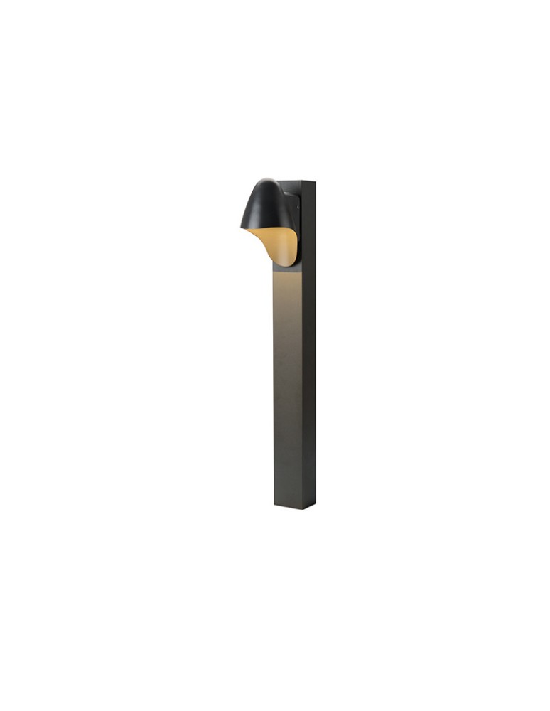 Lampy ogrodowe stojące - Azzardo MATERA 600 1xGU10 Słupek Zewnętrzny Ciemny Szary IP54 AZ2185 - produkt kolory-swiatla.pl 1