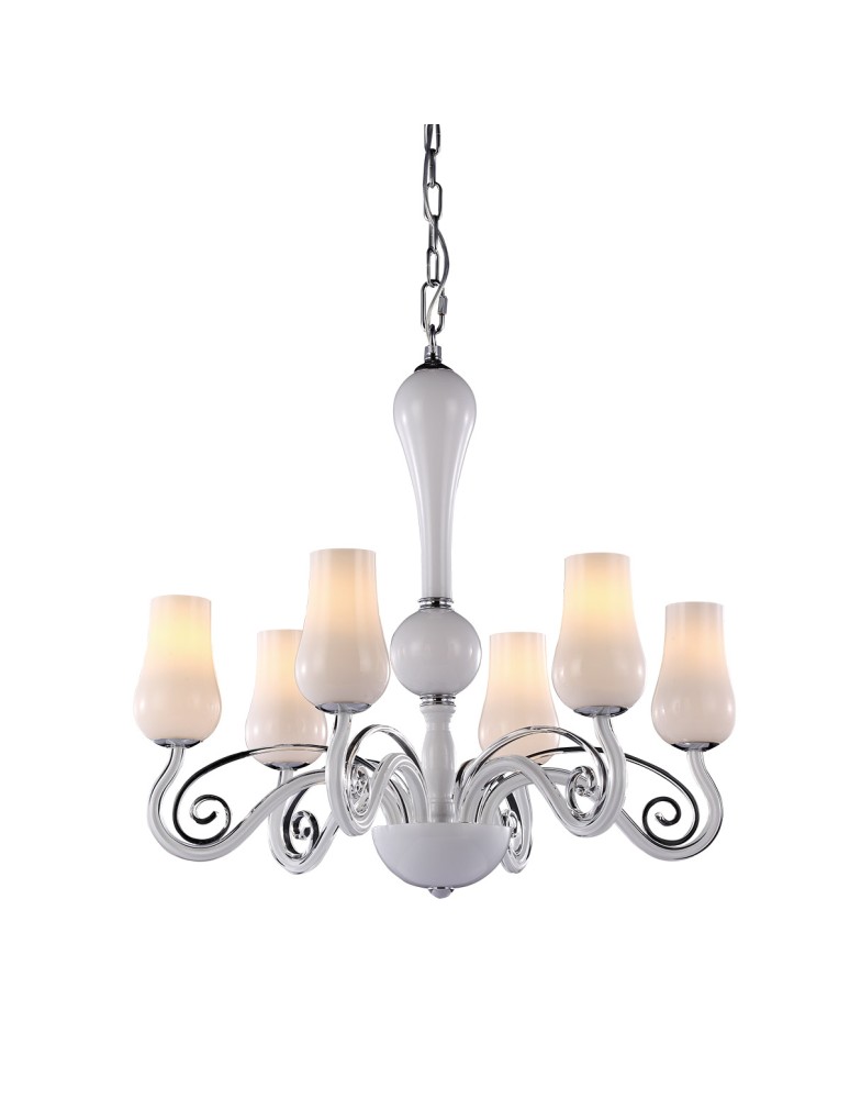 Żyrandole - ITALUX Lybra Żyrandol 6xE14 MD10904-6A - produkt kolory-swiatla.pl 1