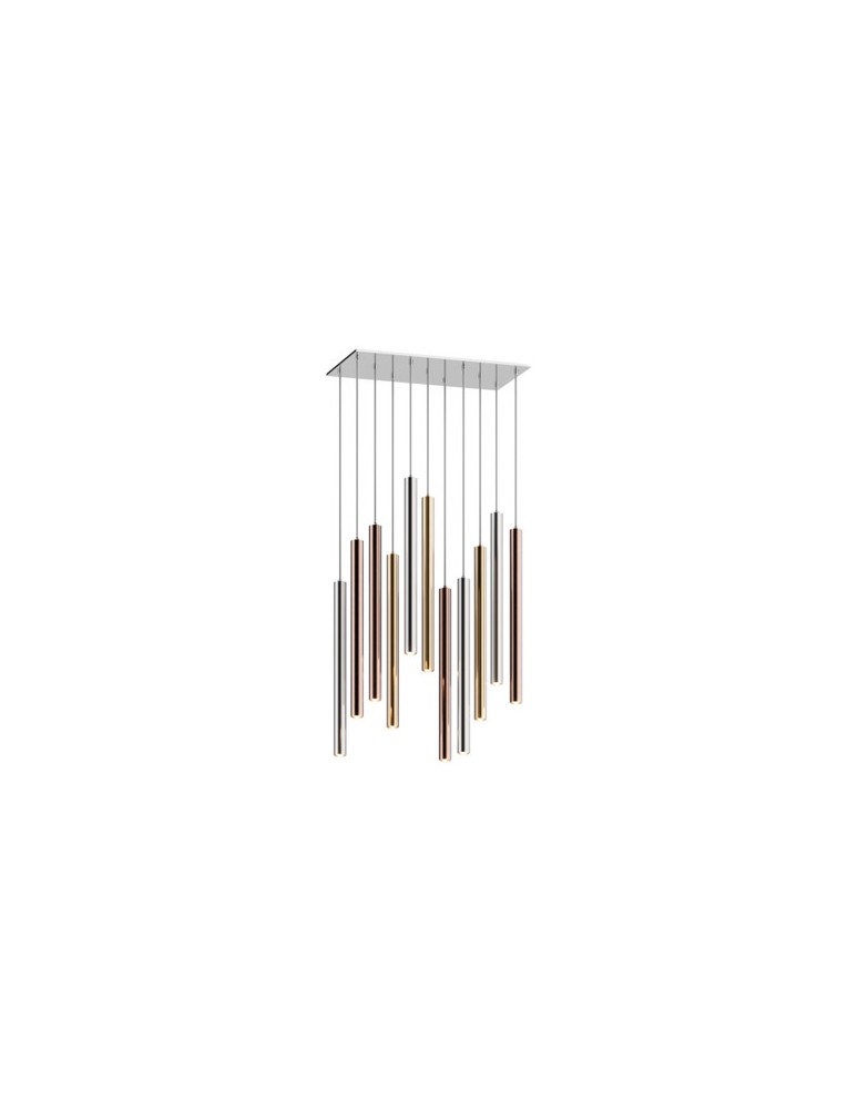 Lampy wiszące LED - Zuma Line LOYA Wisząca LED 11x5W P0461-11A-B5SC - produkt kolory-swiatla.pl 2