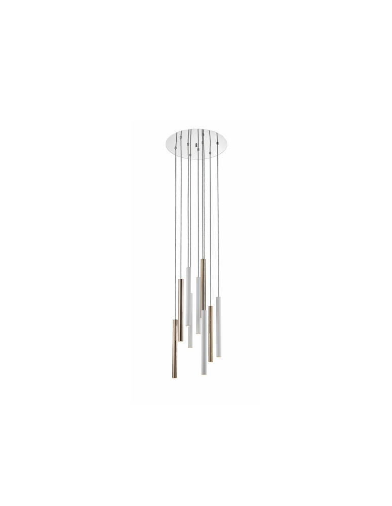 Lampy wiszące LED - Zuma Line LOYA Wisząca Biały LED 9x5W P0461-09C-B5SB - produkt kolory-swiatla.pl 1