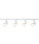 Gotowe zestawy szynoprzewodów - Light Prestige Snow SET 1F biały GU10 biały LP-737 WH SET - produkt 1