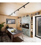 Gotowe zestawy szynoprzewodów - Light Prestige Snow SET 1F czarny GU10 czarny LP-737 BK SET - product 8