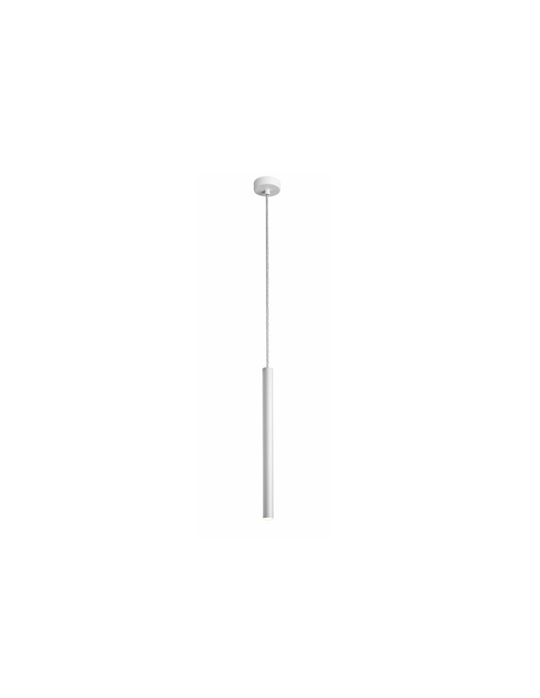 Lampy wiszące pojedyncze - Zuma Line LOYA Wisząca Biały LED 1x5W P0461-01A-S8S8 - produkt kolory-swiatla.pl 1