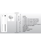 Lampy wiszące pojedyncze - Zuma Line LOYA Wisząca Biały LED 1x5W P0461-01A-S8S8 - product 2