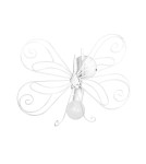Milagro Kinikiet MOTYL 2 WHITE 1xE27 MLP5331 Milagro Kinikiet MOTYL 2 WHITE 1xE27 MLP5331
