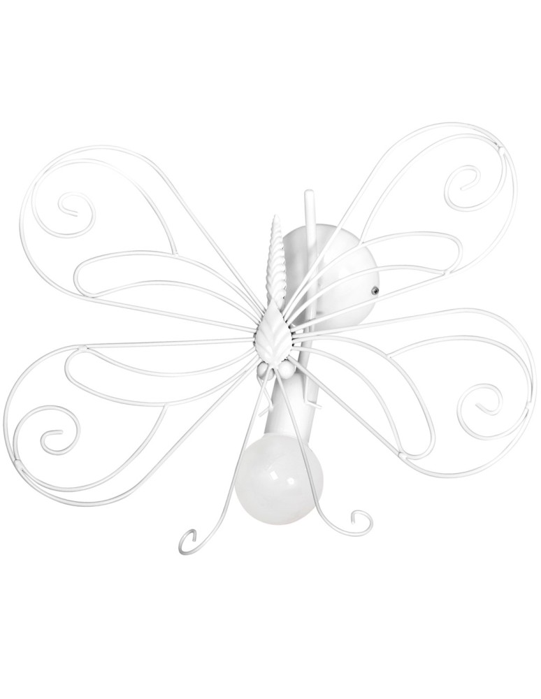 Milagro Kinikiet MOTYL 2 WHITE 1xE27 MLP5331 Milagro Kinikiet MOTYL 2 WHITE 1xE27 MLP5331