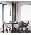 Lampy wiszące pojedyncze - Zuma Line LOYA Wisząca Miedziany LED 1x5W P0461-01A-L7L7 - produkt 3